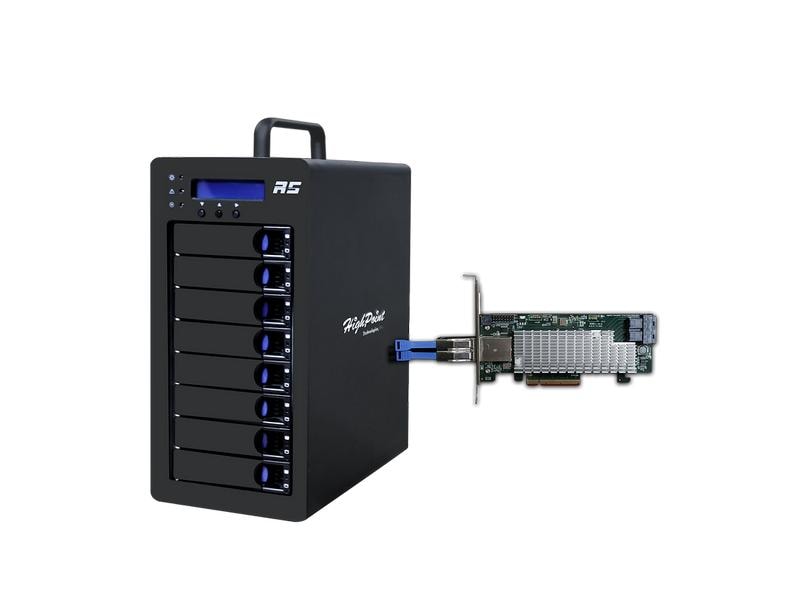 Highpoint Externes Gehäuse RocketStor 6438TS 2.5
