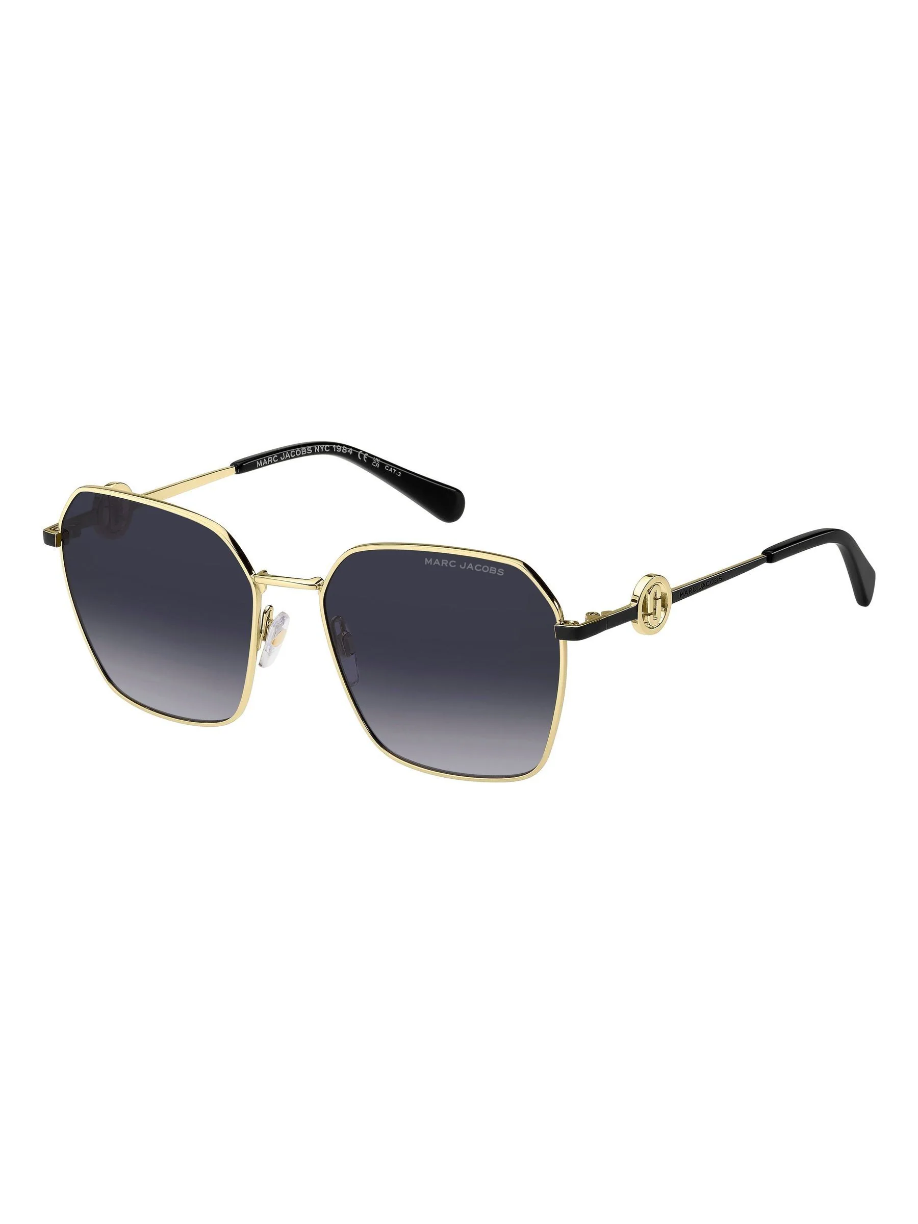 Marc Jacobs Square Gold Sunglasses