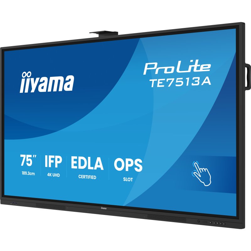 iiyama TE7513A-B2AG Écran d'affichage dynamique Écran plat interactif 190,5 cm (75
