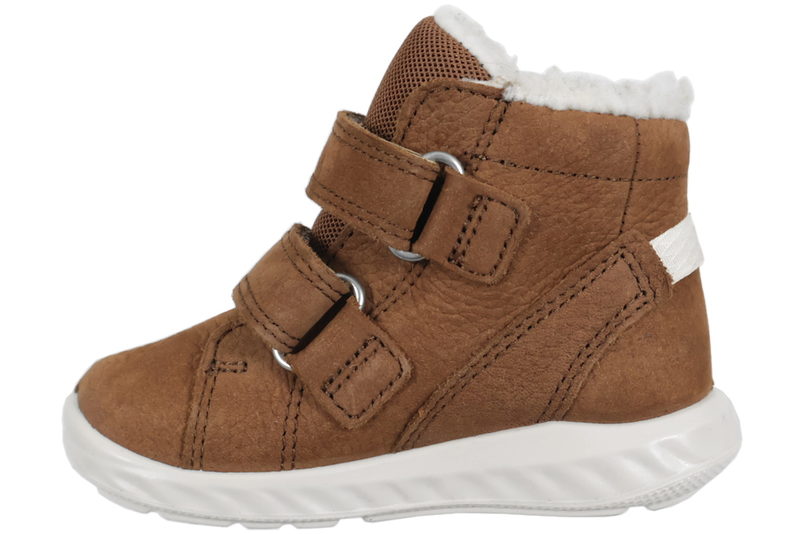 ECCO SP. 1 LITE INFANT VINTERSTØVLE I BRUNT OLIERET NUBUCK
