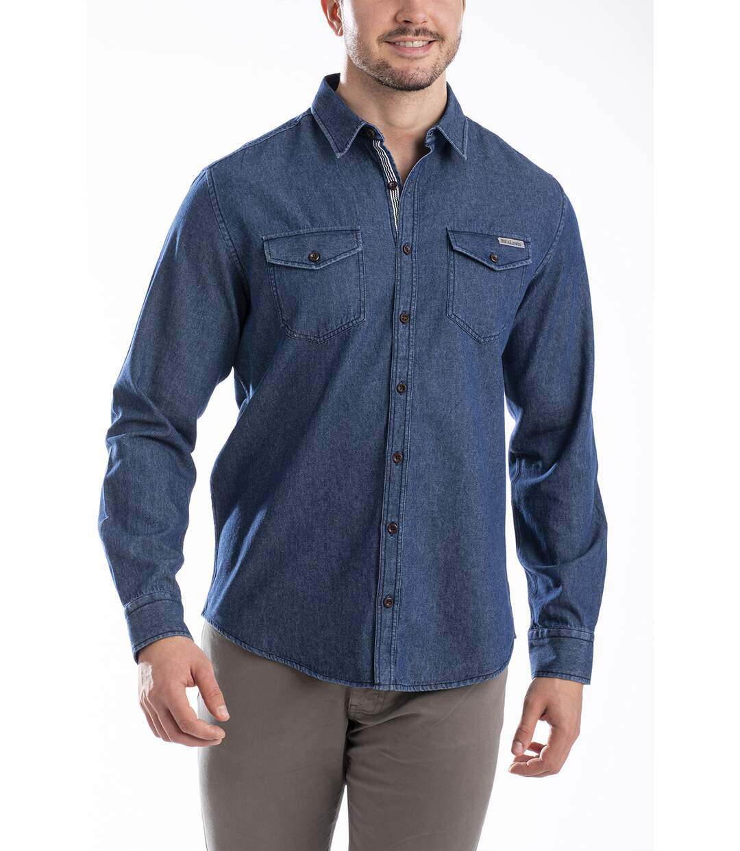 Chemise façon denim AUSTIN BLEU