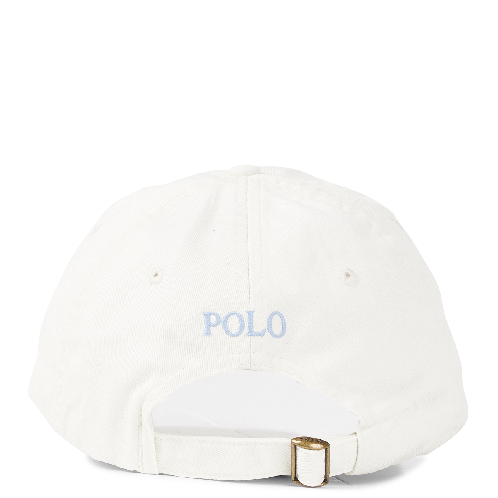 Casquette avec logo brodé en coton | Blanc