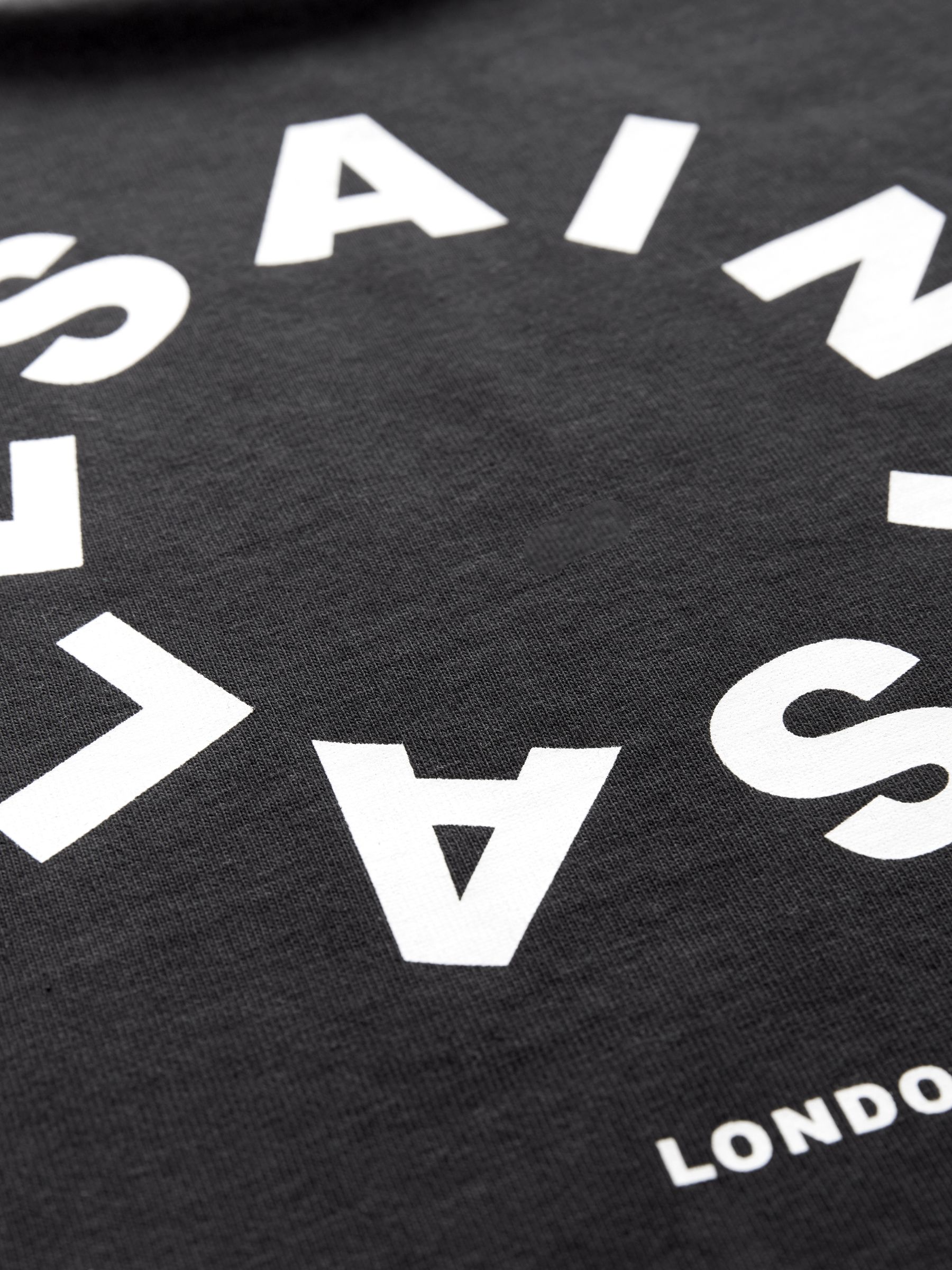 Zwart - smALLSAINTS Oversized Tierra T-shirt met ronde hals en logo