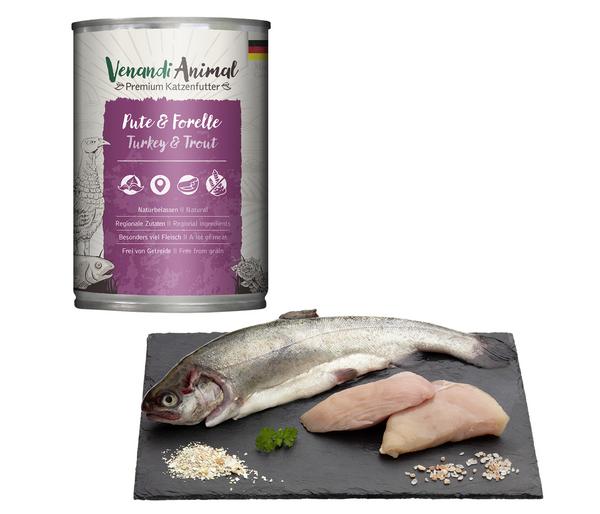 Venandi Animal Nassfutter für Katzen Adult,