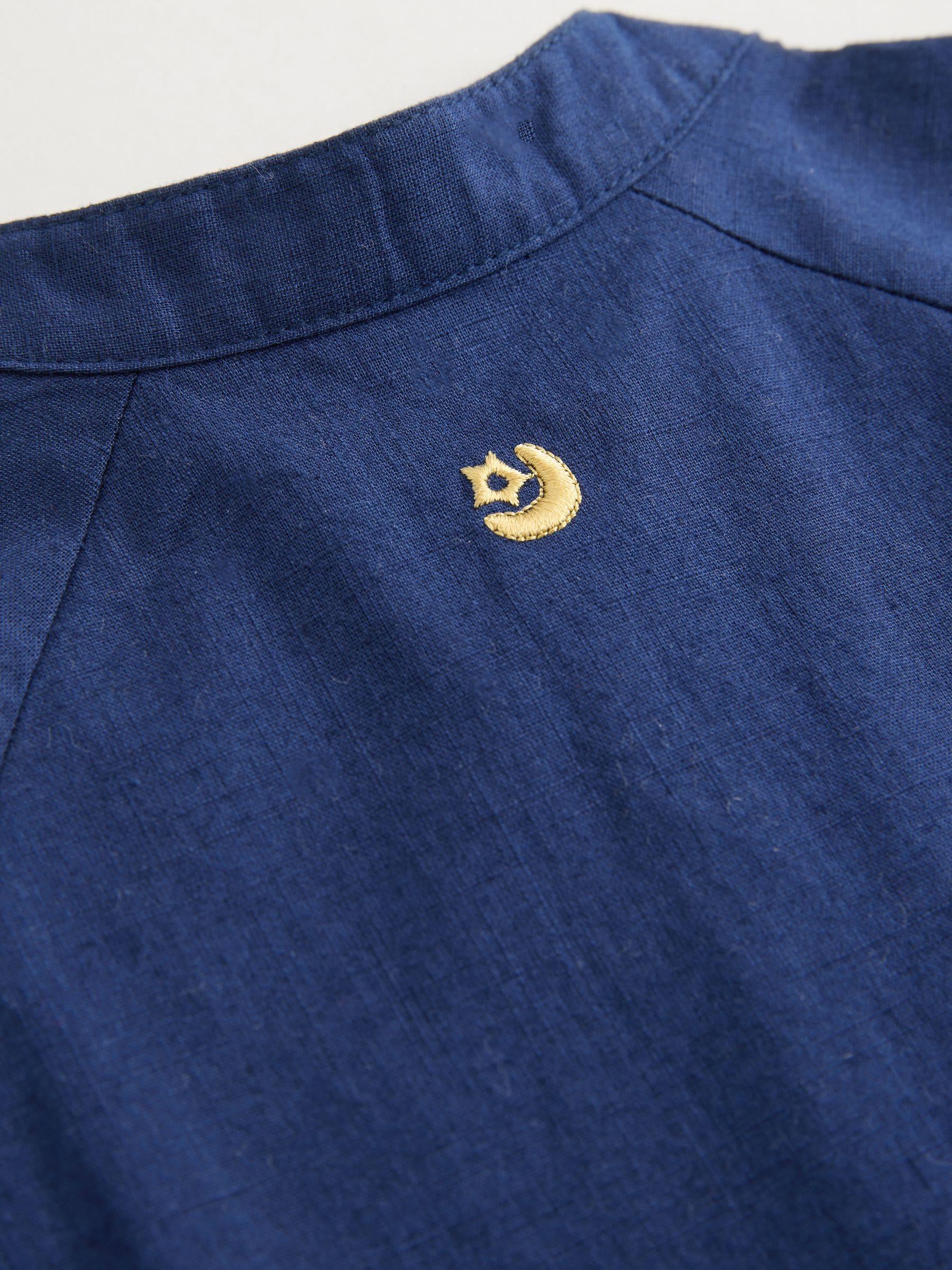 Marineblauw - Gelegenheidsrompertje voor baby's (0mnd -2jr)