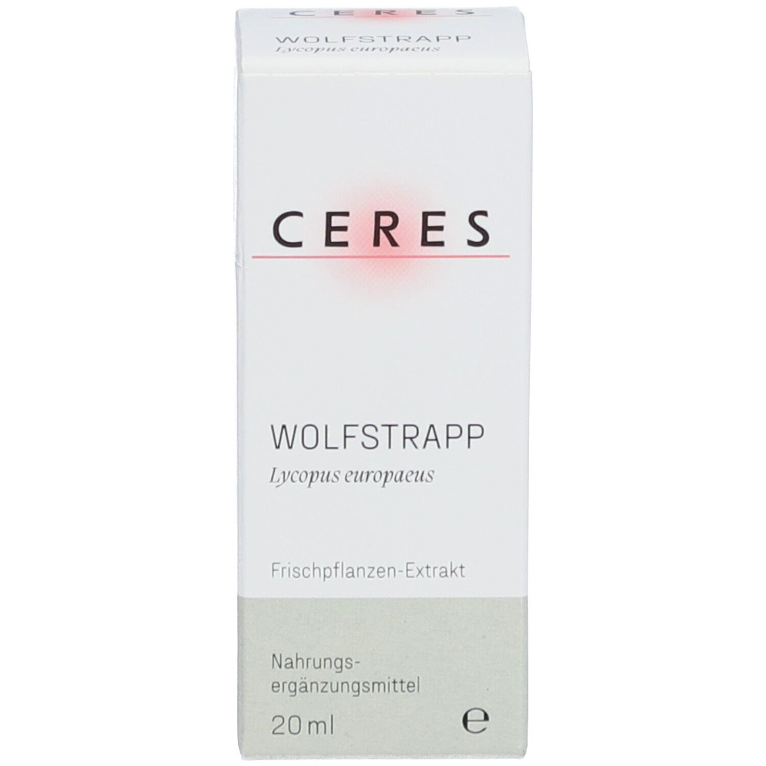 CERES Wolfstrapp Lycopus europaeus Extrakt Tropfen