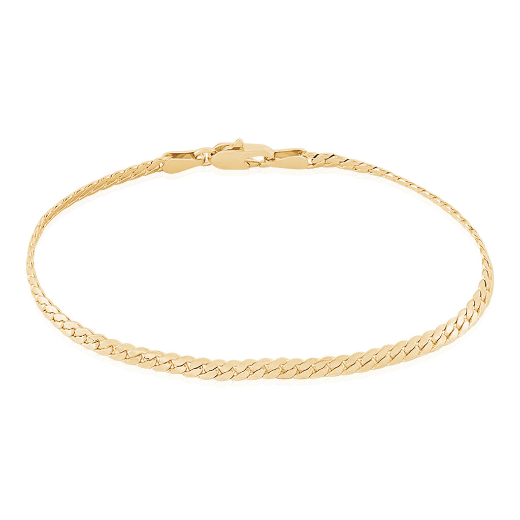 Bracelet Messaline Plaqué Or Jaune
