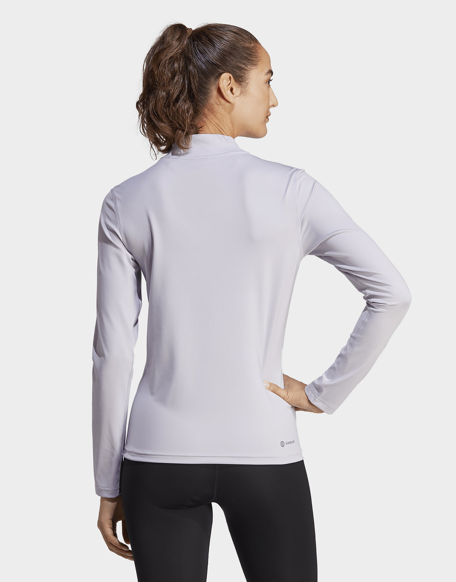 adidas Haut d'entraînement à manches longues et zip 1/4 Techfit