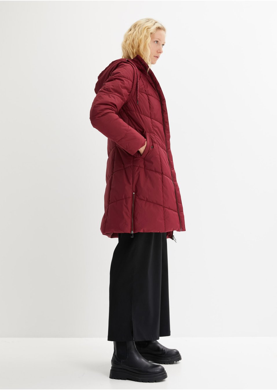 Veste matelassée avec manches amovibles