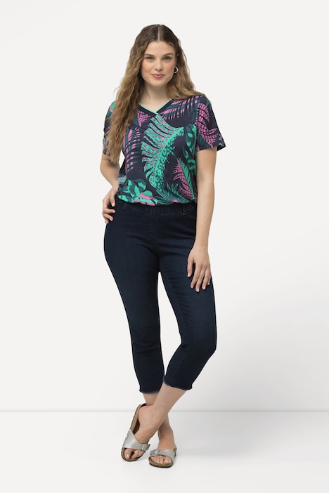 7/8-Jeggings Sienna, Elastikbund, Gürtelschlaufen