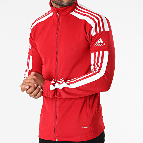 Veste Zippée A Bandes GP6464 Rouge