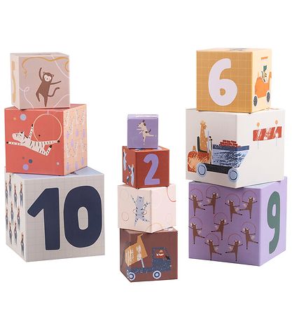 Sebra Stapelboxen - 10 st. - Zehen/Baumeister