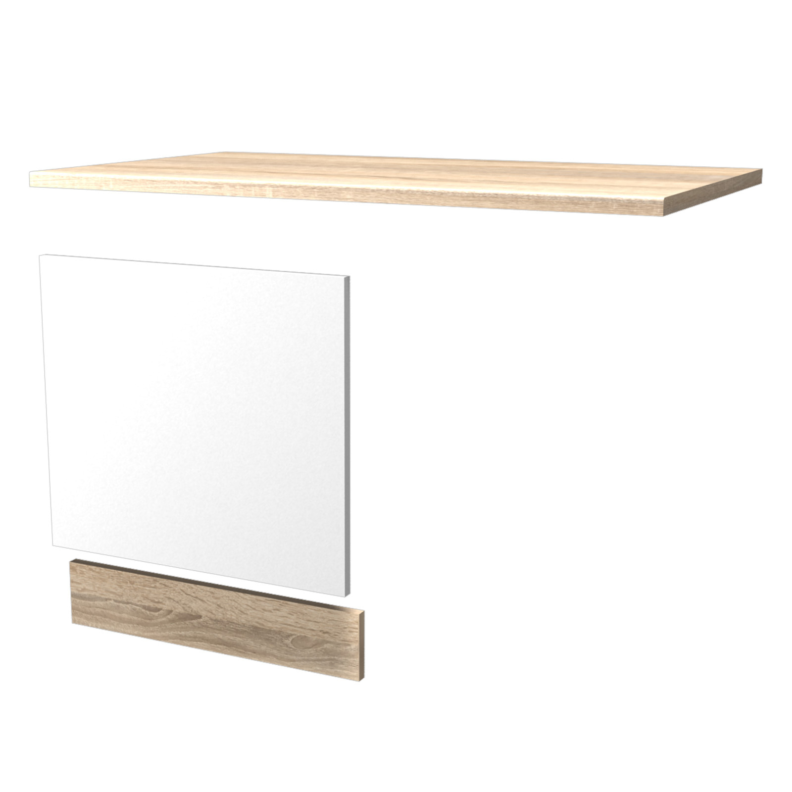 Geschirrspüler-Umbau SAMOA - Sonoma Eiche -110 cm