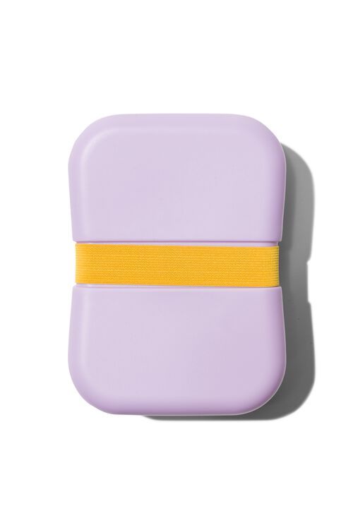 lunch box avec élastique lilas