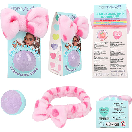 TOPModel Beauty and me badebombe og hårbånd – flere varianter – assorteret