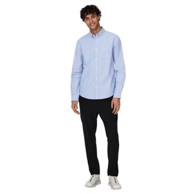 Chemise à manches longues homme Onsneil Life Organic Oxford Shir ONLY AND SONS