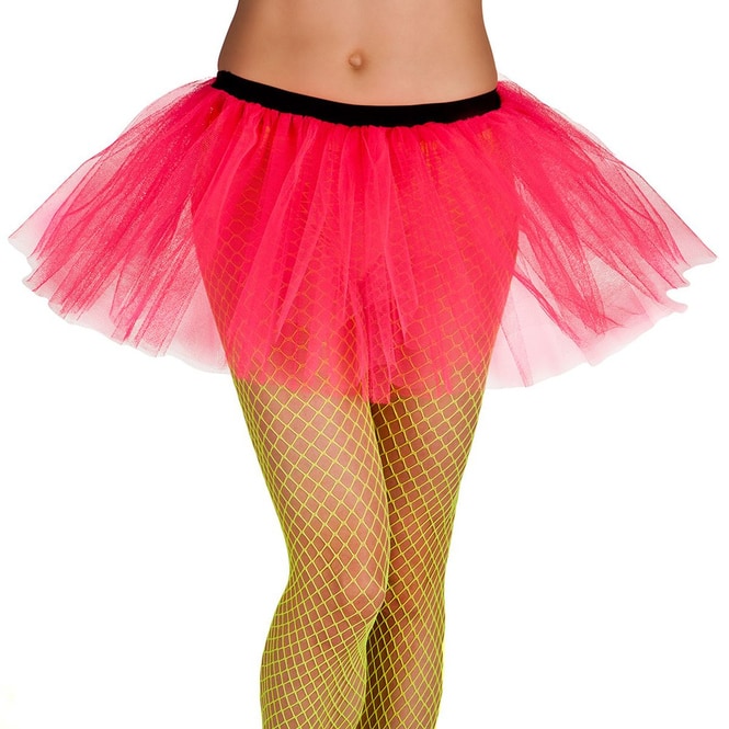 Petticoat - für Erwachsene - Gr. M - neon pink