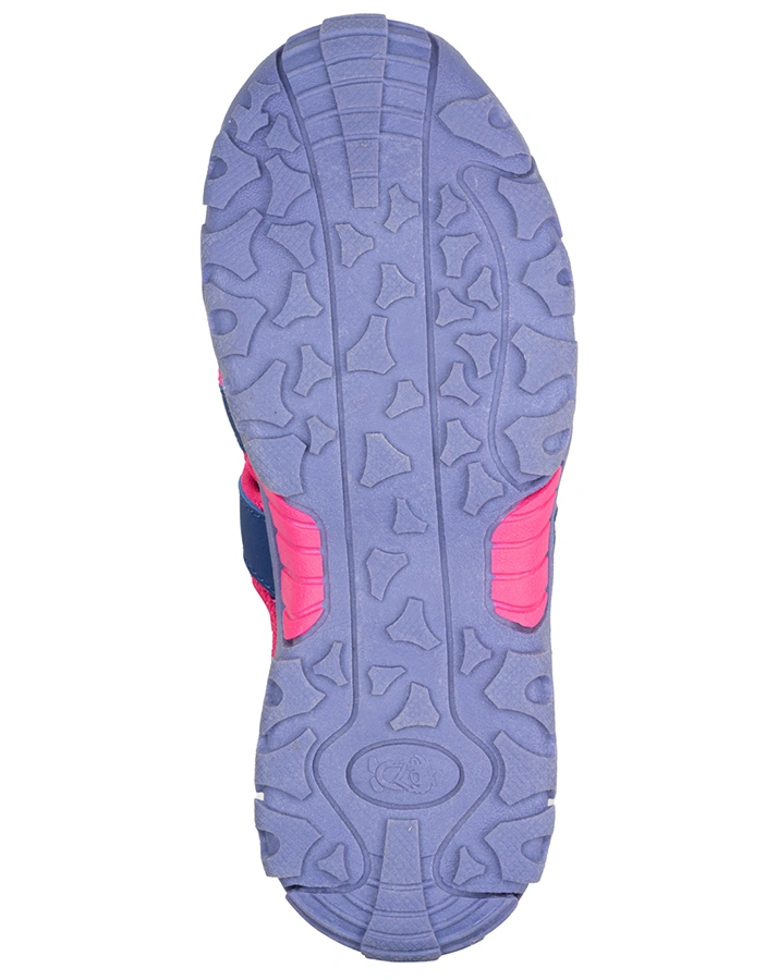 Trekking-SandaKids KRISTIANSAND in navy/magenta