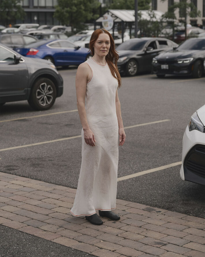 BASERANGE DYDINE TANK DRESS Undyed