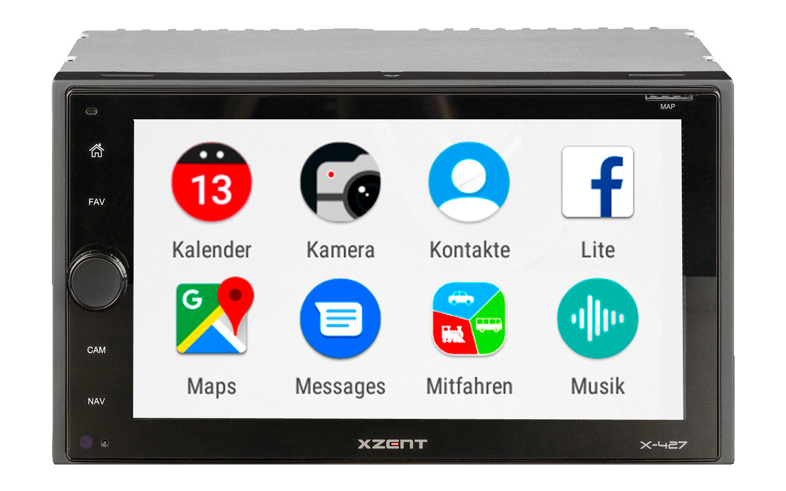Xzent X-427 2-DIN Naviceiver Infotainmentsystem