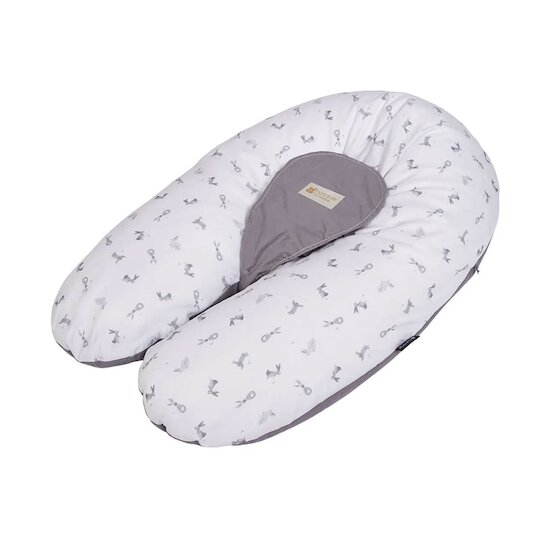 Coussin d'allaitement et de grossesse 3en1 Multirelax   Lapins        de               Candide