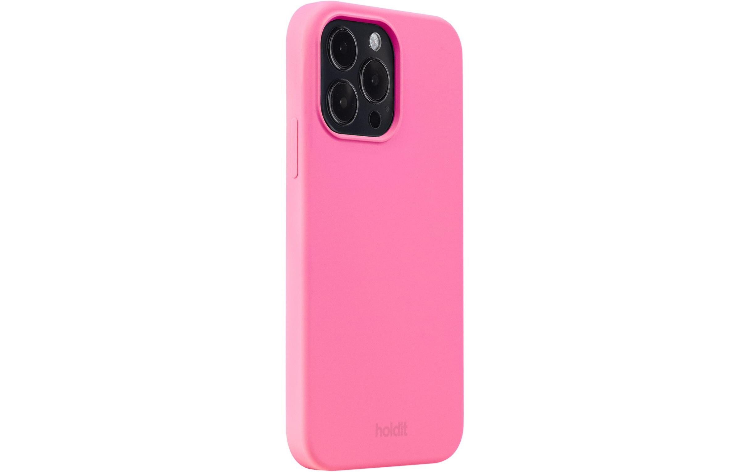 Back Cover Silicone iPhone 15 Pro Max PinkModerne Handyhülle aus ultradünnem und griffigem Silikon für das Apple iPhone 15 Pro Max