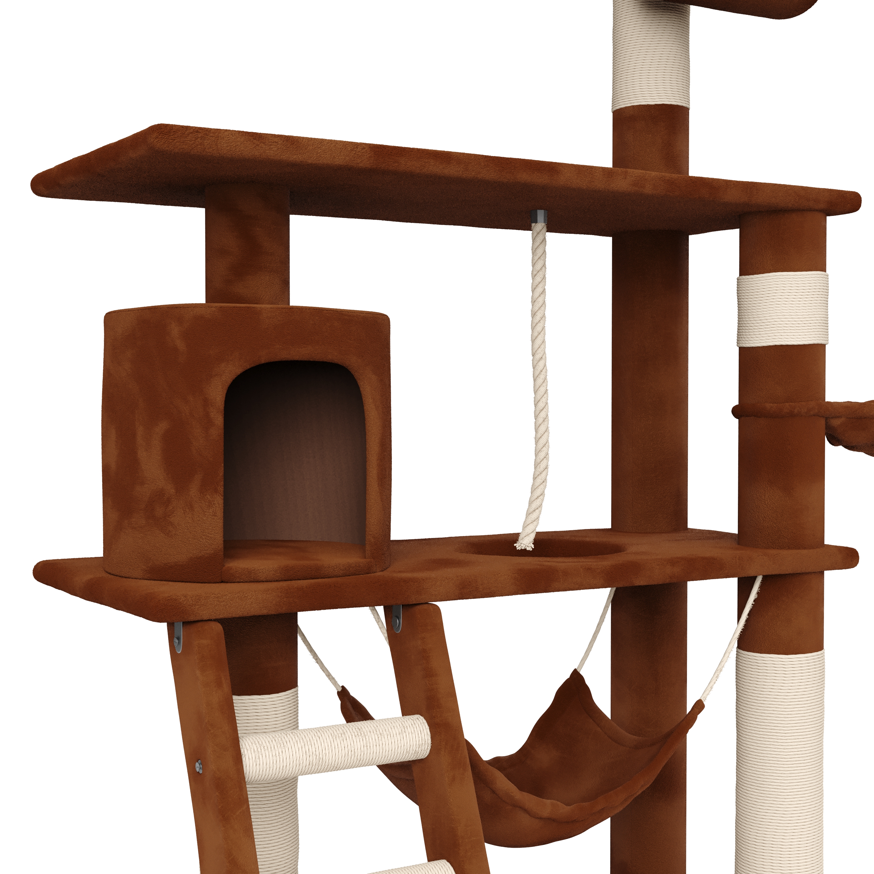 Katzenbaum SIMBA 141 cm braun