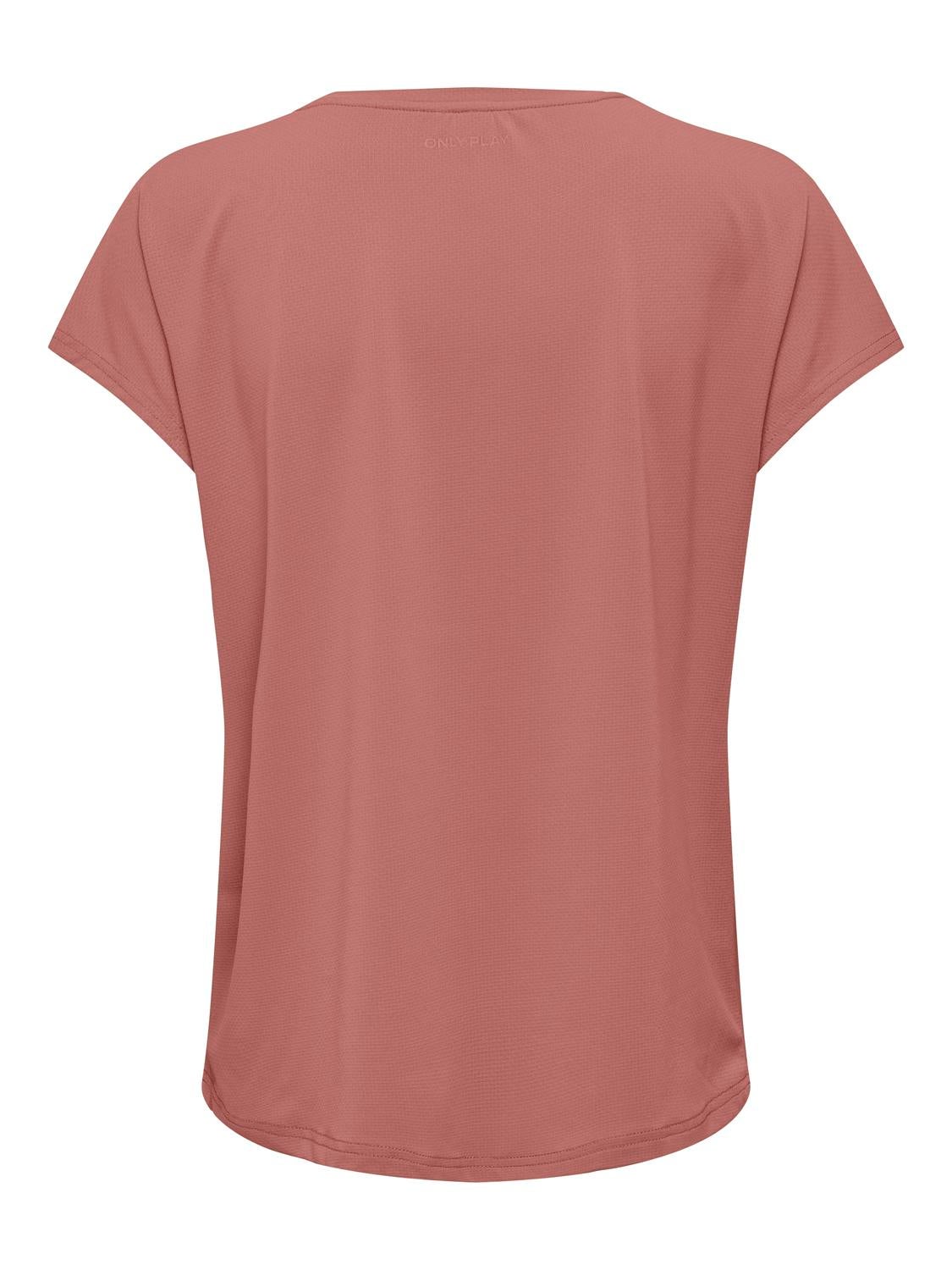 ONPAUB-MILA T-shirt Light Mahogany