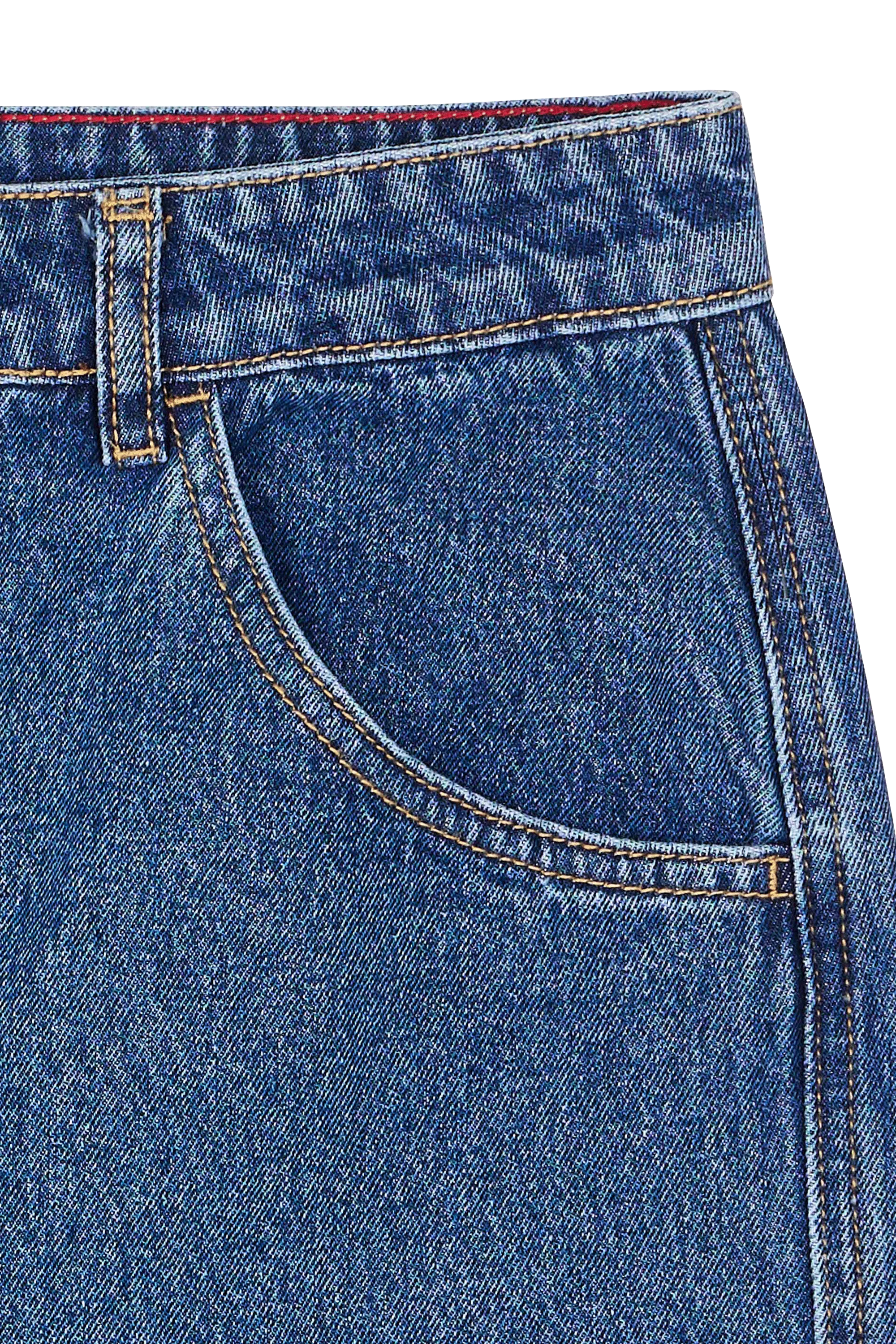 RVCA Short  RECESSI DENIM  Bleu