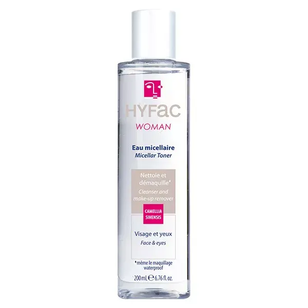 Água Micelar Hyfac Woman para Rosto e Olhos 200ml