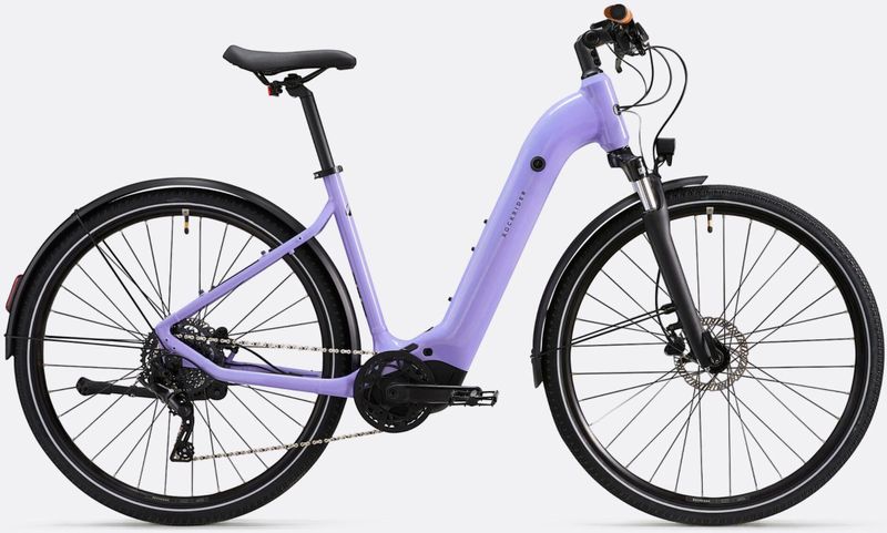 Elektrische Fiets - E-ACTV 500 - Lavendel - Middenmotor - Laag Frame