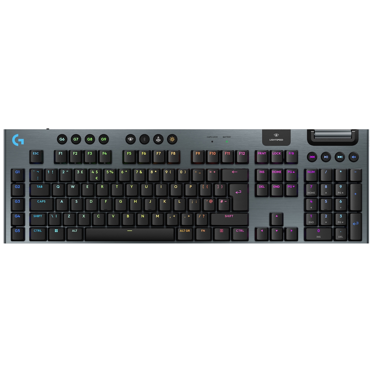 Logitech G915 X Lightspeed Wireless Tactile gamingtastatur (sort)