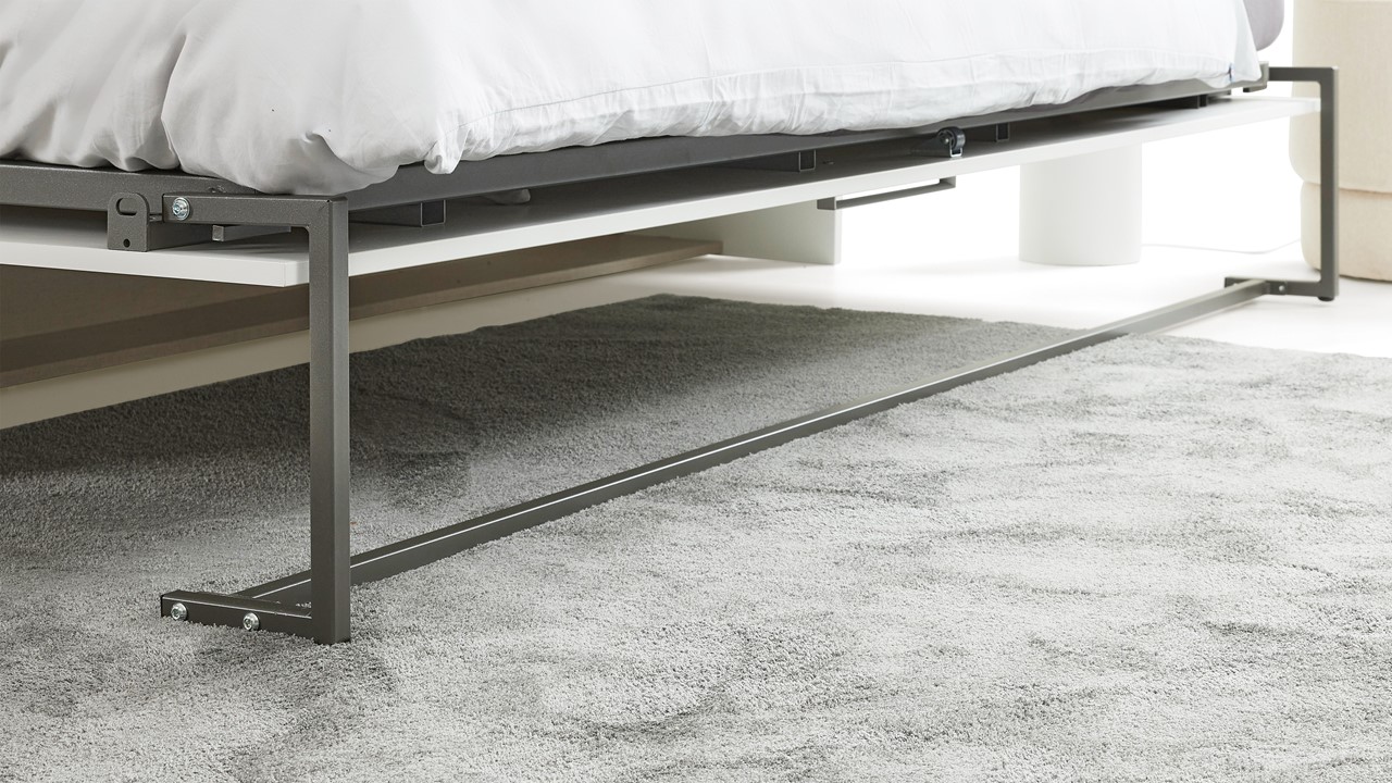 Opklapbed Albero met bovenbouw wit