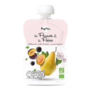 Popote Quetschie Pflaume-Birne, 120 g