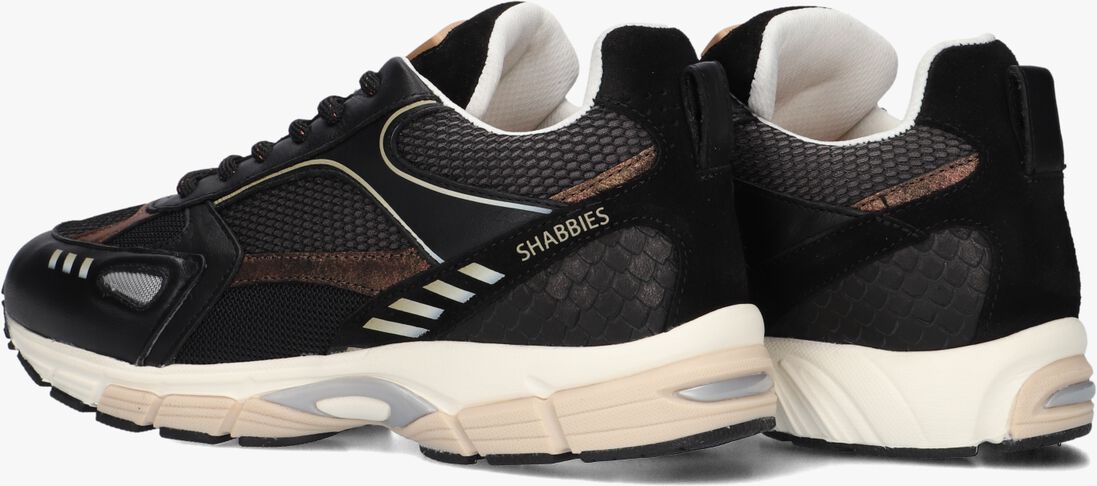 zwarte shabbies lage sneakers abbey masha