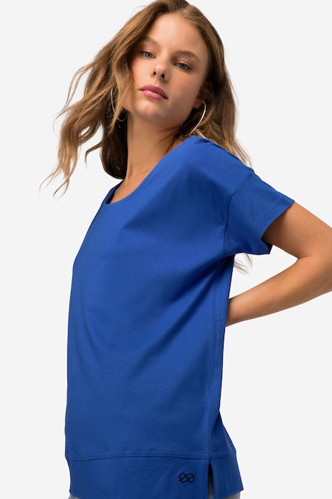 T-Shirt, oversized, Rundhals, Halbarm