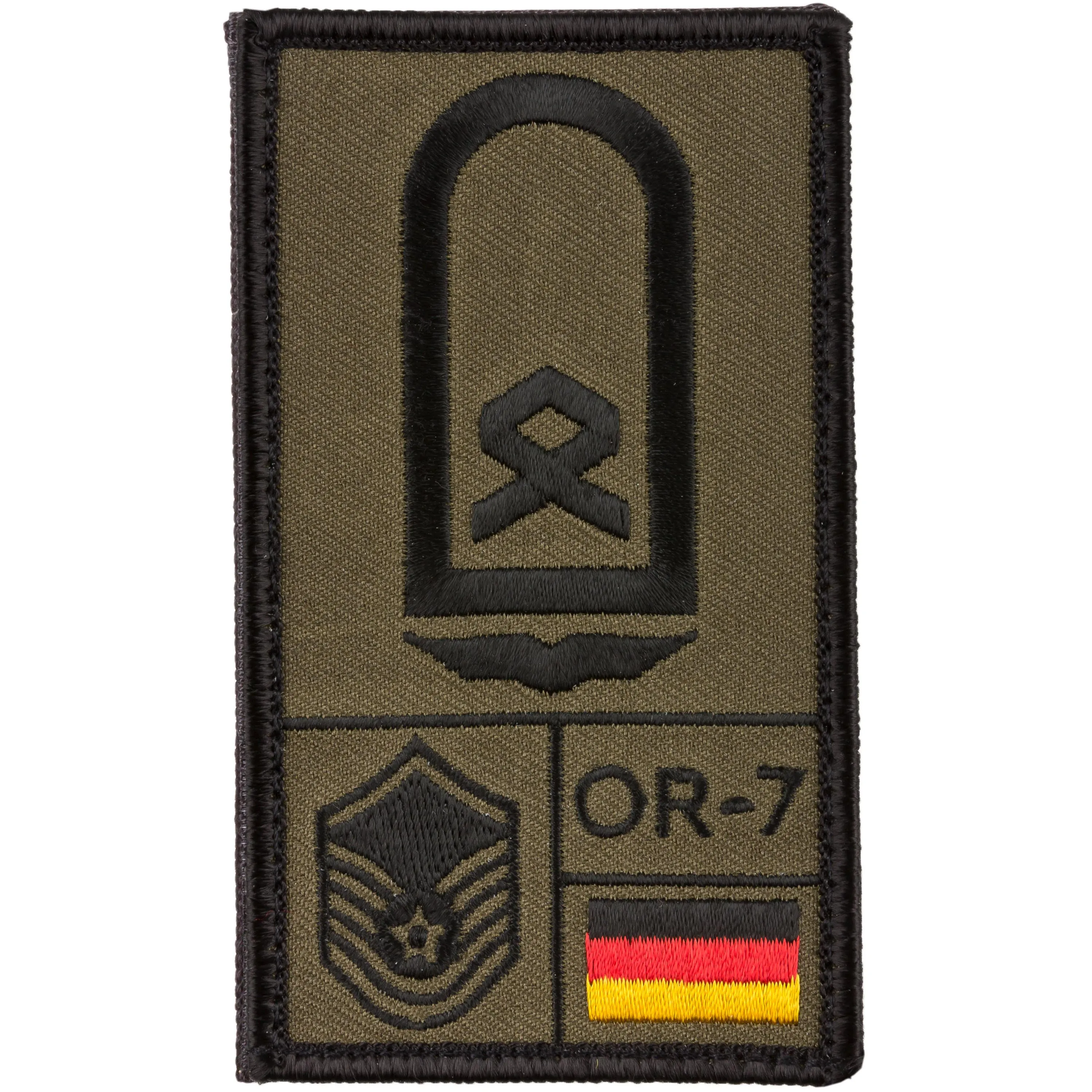 Café Viereck -  Rank Patch Hauptfeldwebel Luftwaffe