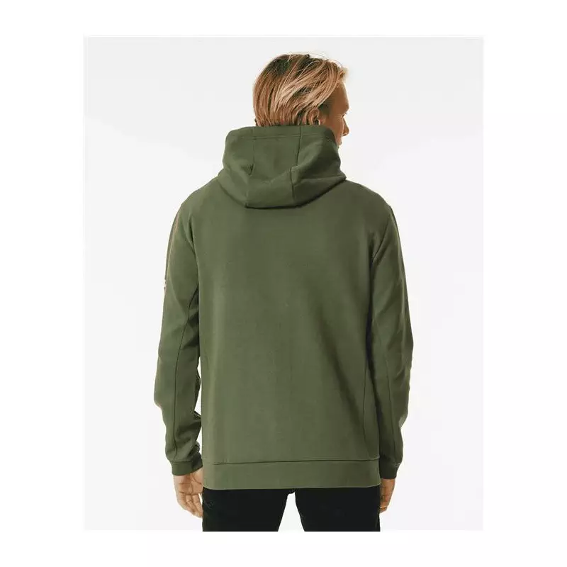 Sweat RIPCURL Vaporcool Zip Thru Hood Dark Olive