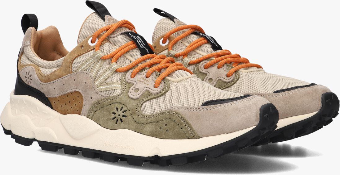 FLOWER MOUNTAIN beige flower mountain lage sneakers yamano 3 man