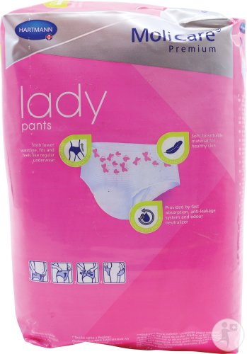 Molicare Premium Lady Pants Culottes Absorbantes 5 Gouttes Taille M Fuite Urinaire Modérée 8 Pièces