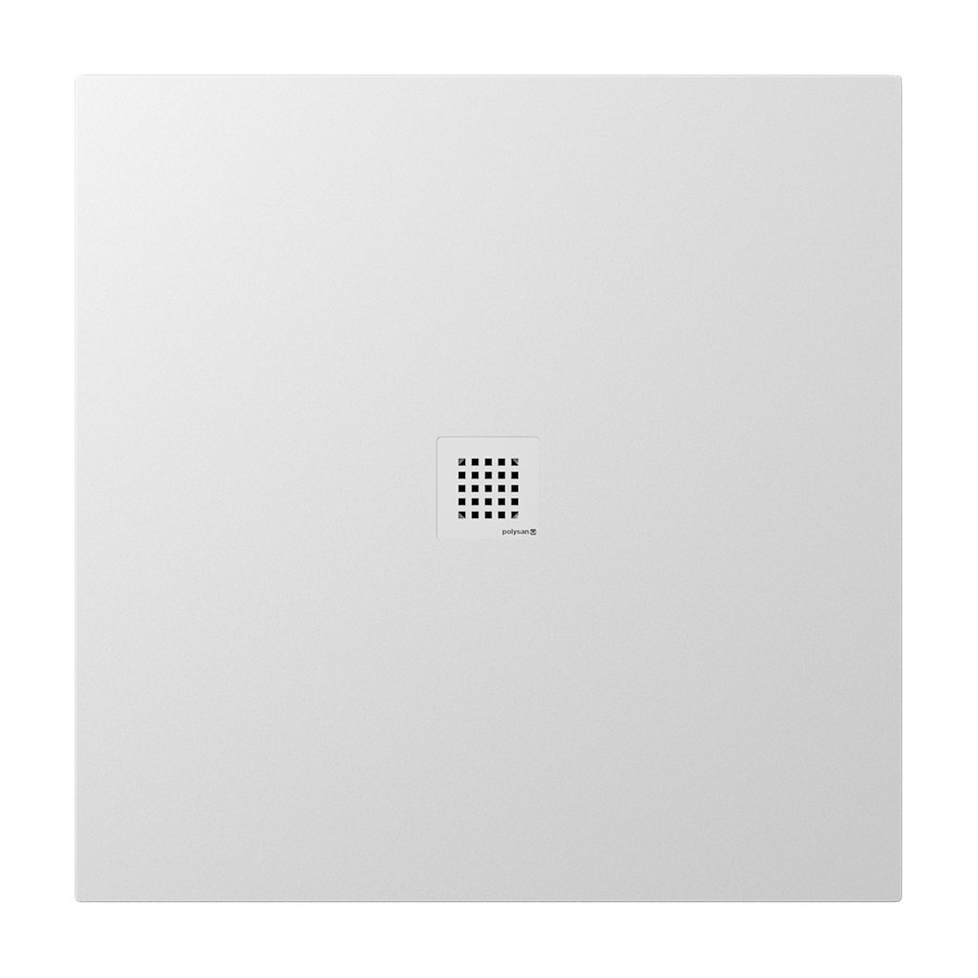 Polysan Treneca douchebak 100x100cm wit mat
