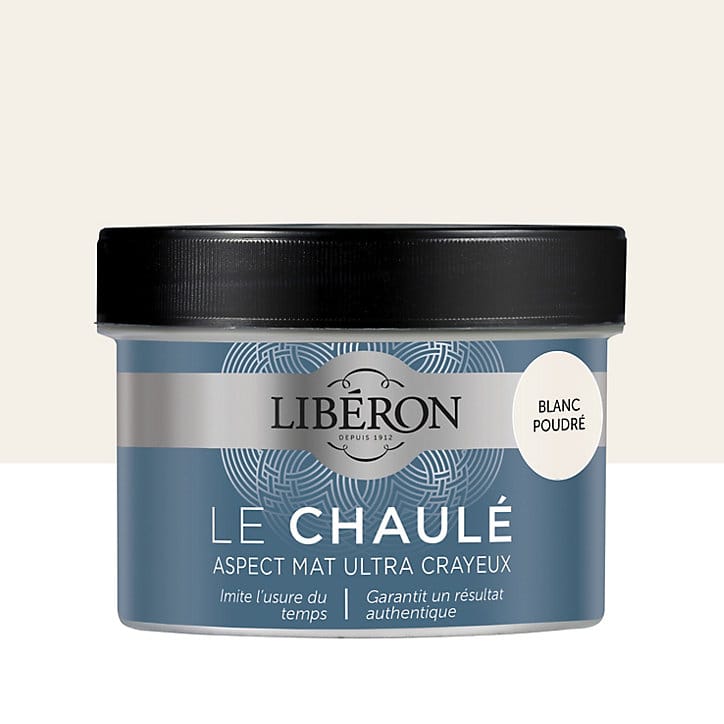Peinture boiseries intérieur Libéron Le Chaulé blanc poudré mat 0,25L