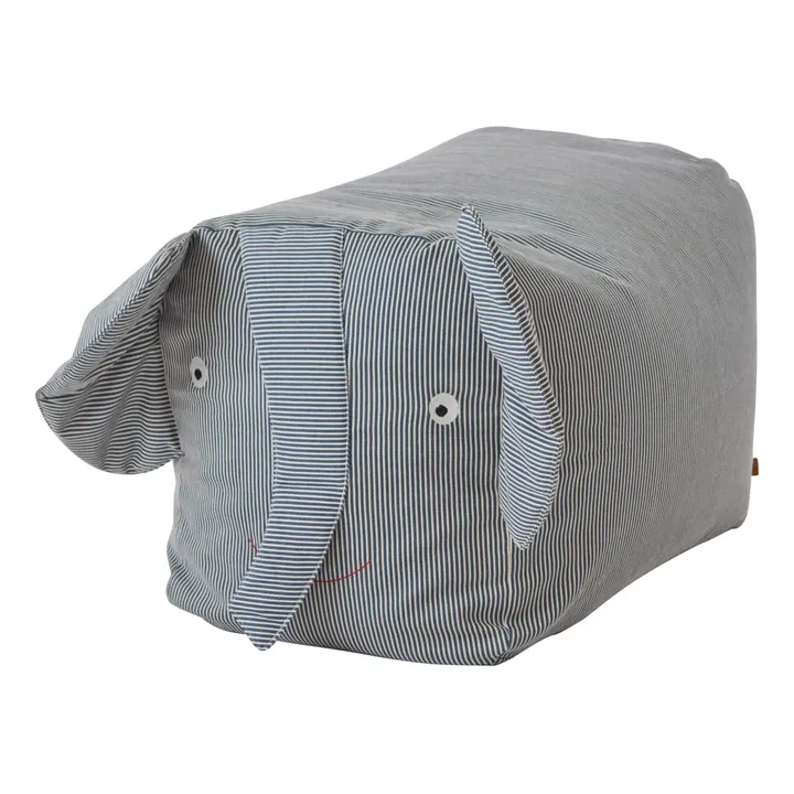 Oyoy Mini Pouf Erik l'élephant | Bleu