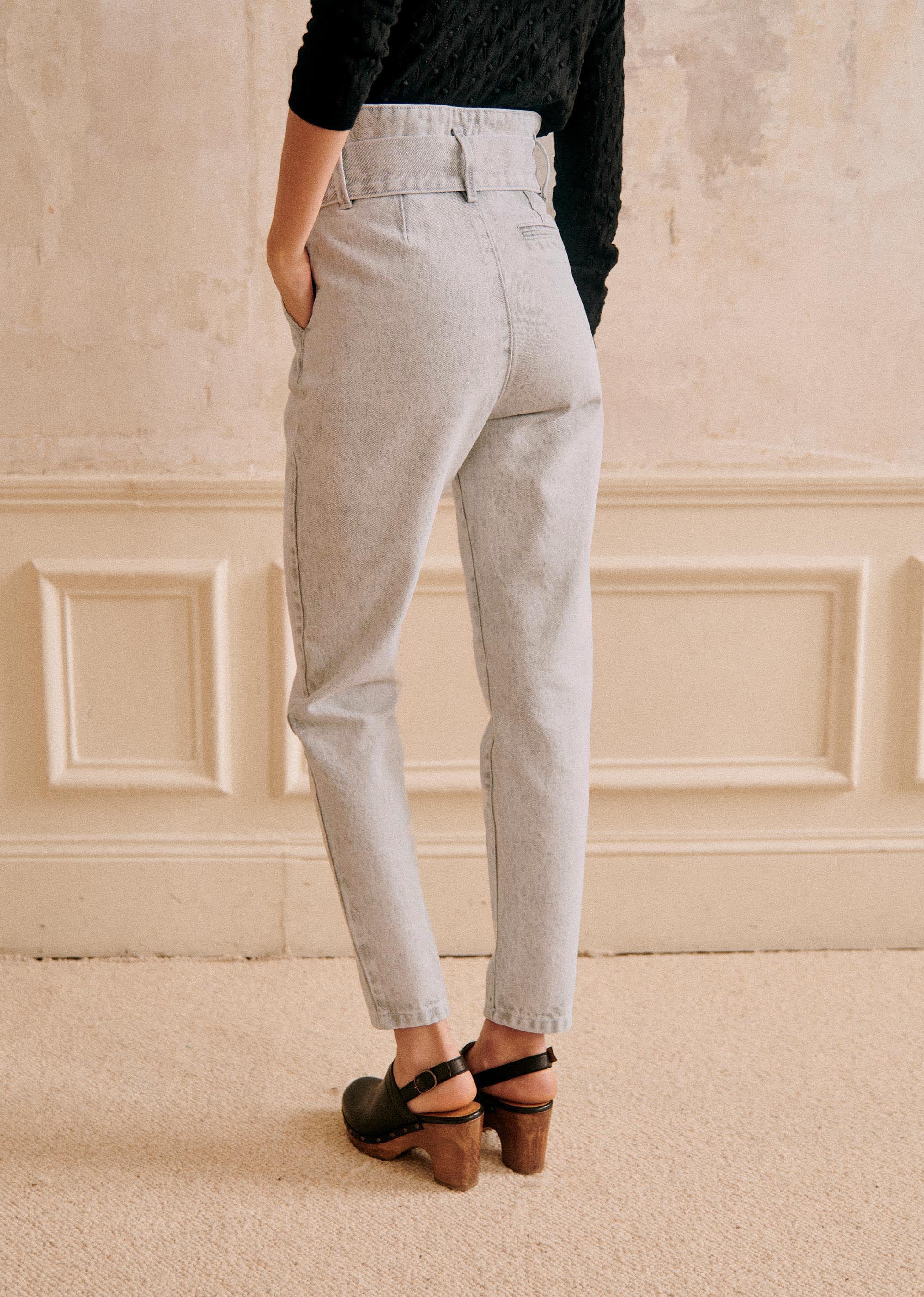Pantalon Austin - Gris neige - E-SHOP/BAS Pantalons 5905601