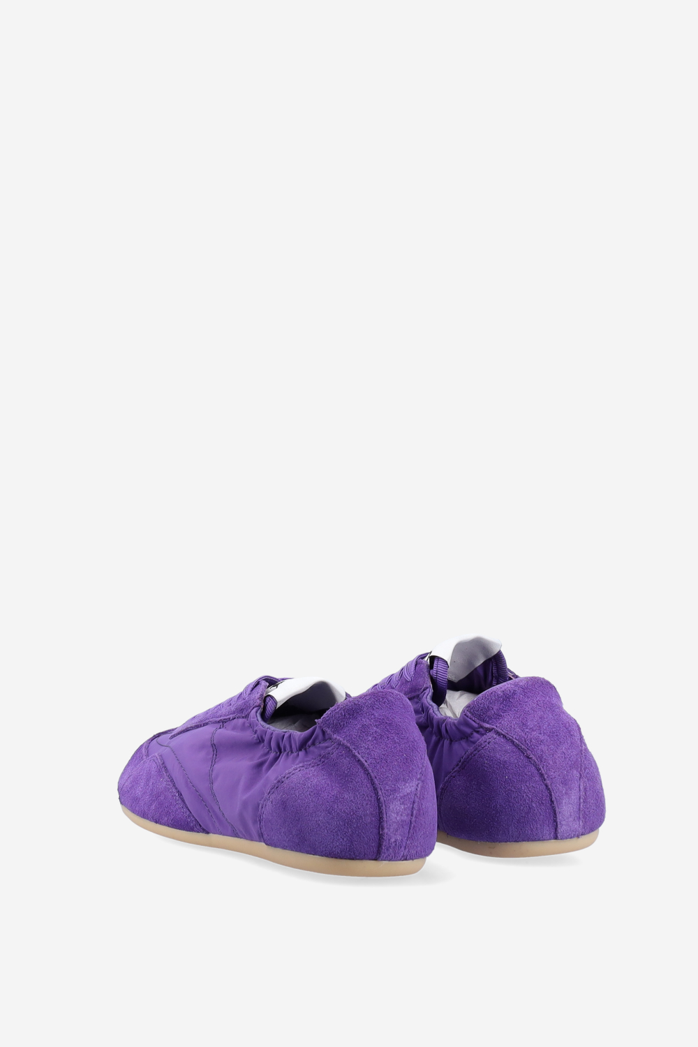 Nylon / suede sneakers