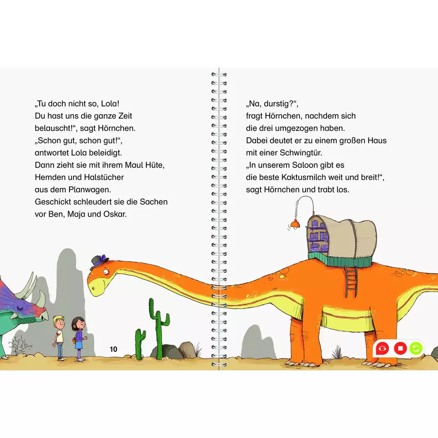 RAVENSBURGER tiptoi® Lese-Lausch-Abenteuer: Dino-Stadt