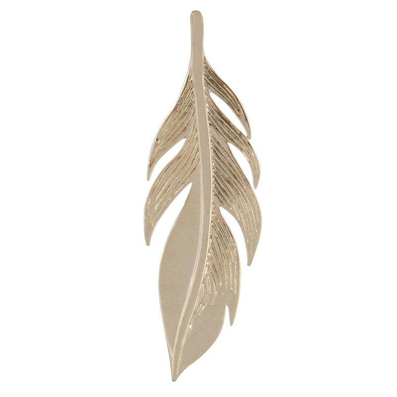 Pendentif Plaqué Or Petite Plume