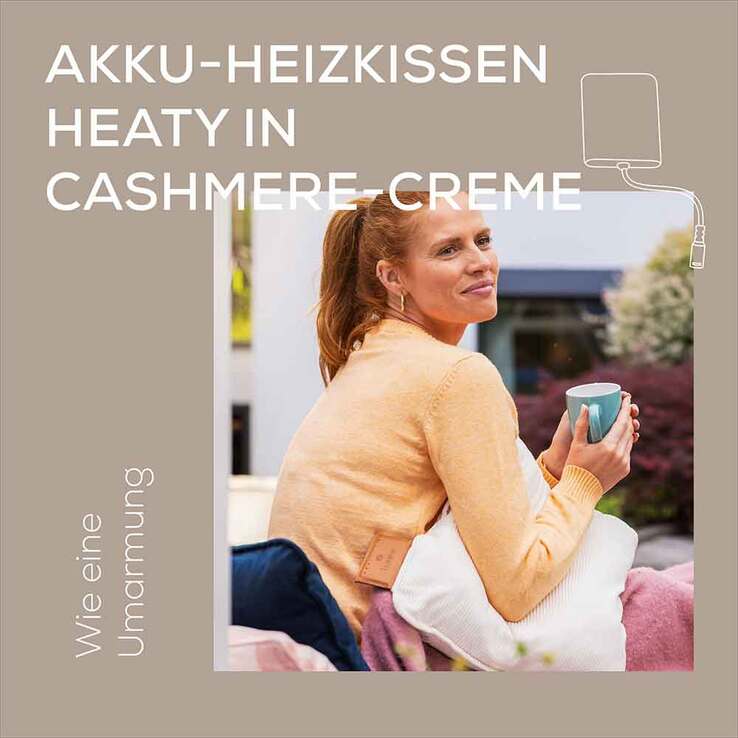 Beurer HK77 Heaty Akku-Heizkissen cashmere-cream, 1 St