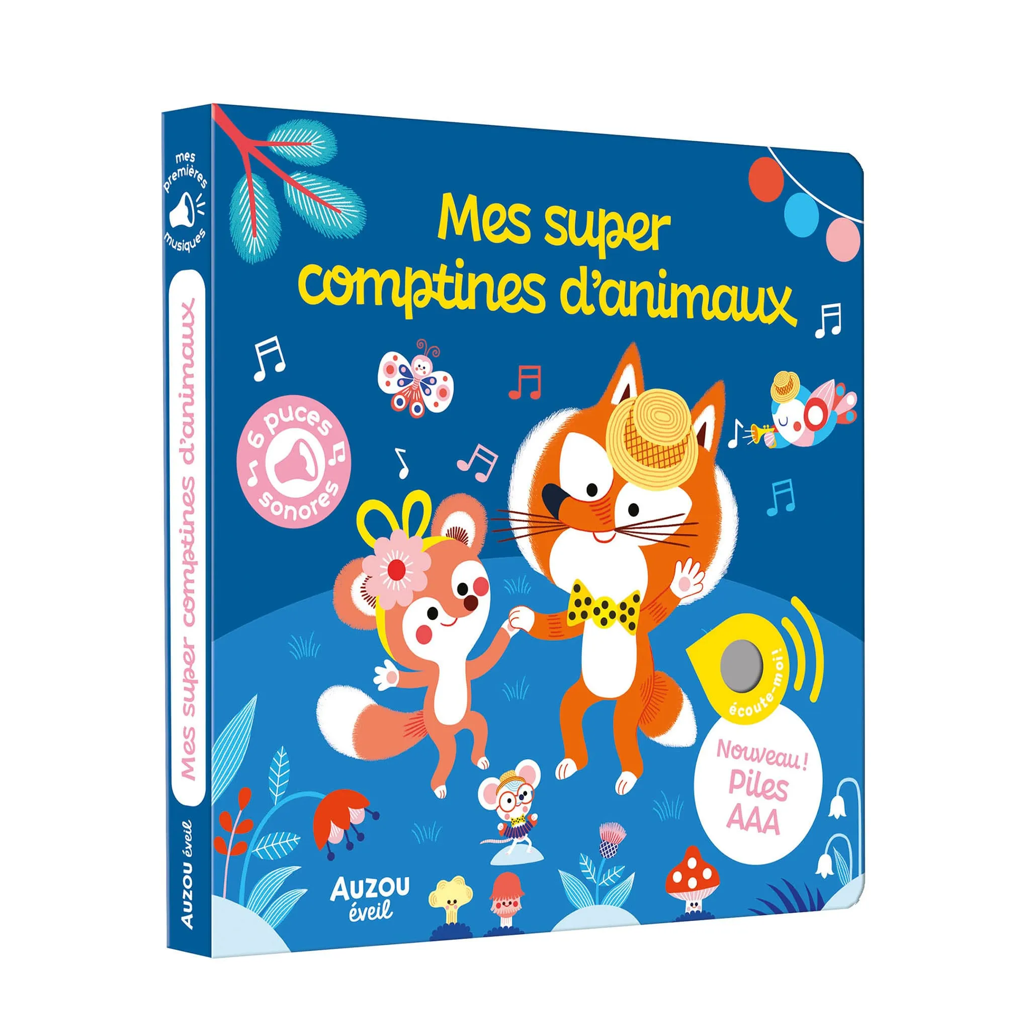 Auzou Mes Super Comptines D'Animaux