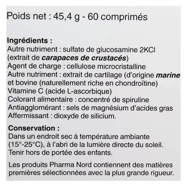 Pharma Nord Glucosamina e Condroitina 60 comprimidos